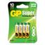 GP Super Batteri LR-03 AAA 4stk blister